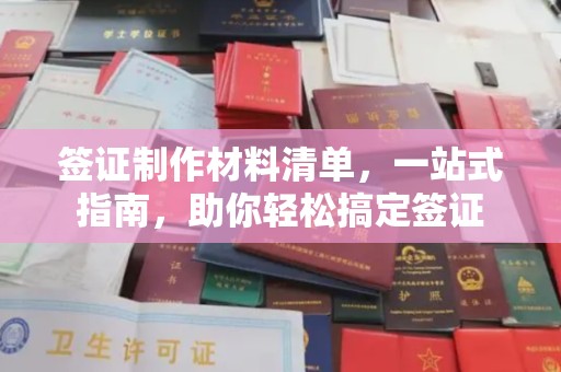 龙泉签证制作材料清单，一站式指南，助你轻松搞定签证