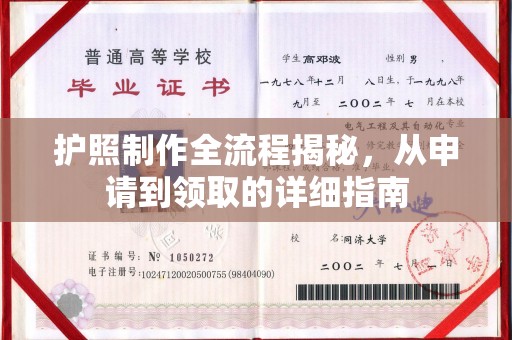 龙泉护照制作全流程揭秘，从申请到领取的详细指南