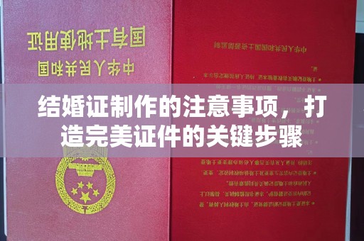 龙泉结婚证制作的注意事项，打造完美证件的关键步骤