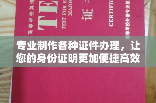 龙泉专业制作各种证件办理，让您的身份证明更加便捷高效