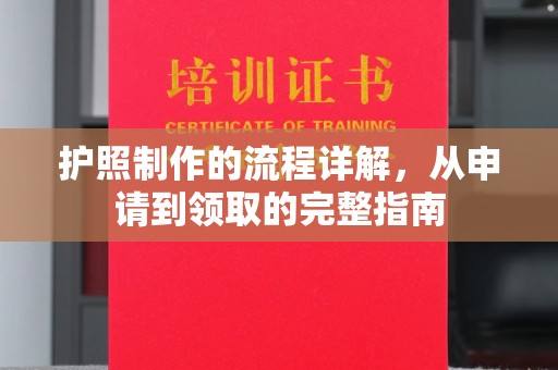龙泉护照制作的流程详解，从申请到领取的完整指南