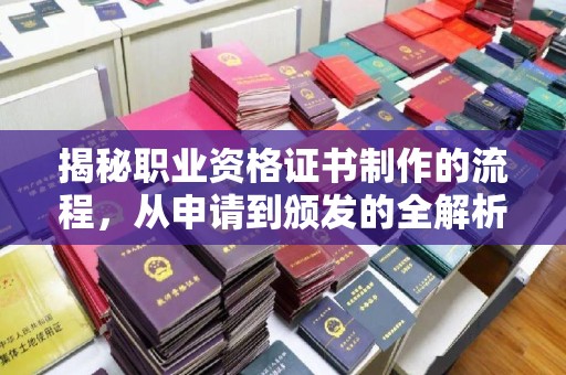龙泉揭秘职业资格证书制作的流程，从申请到颁发的全解析