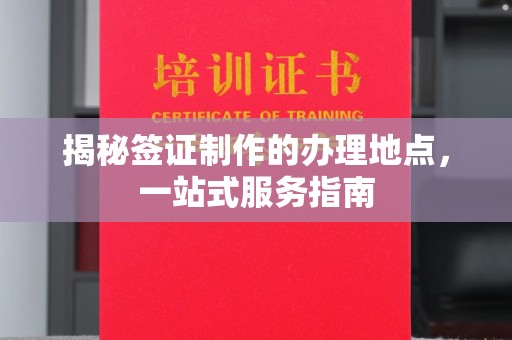 龙泉揭秘签证制作的办理地点，一站式服务指南