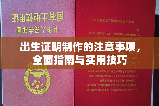 龙泉出生证明制作的注意事项，全面指南与实用技巧