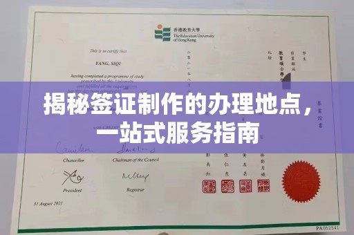 龙泉揭秘签证制作的办理地点，一站式服务指南