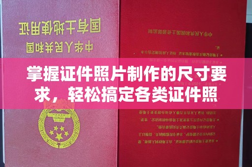 龙泉掌握证件照片制作的尺寸要求，轻松搞定各类证件照