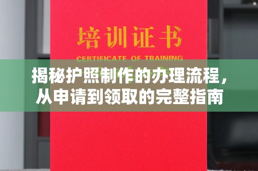 龙泉揭秘护照制作的办理流程，从申请到领取的完整指南