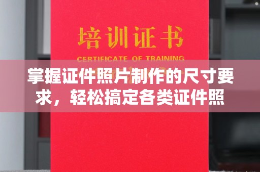 龙泉掌握证件照片制作的尺寸要求，轻松搞定各类证件照