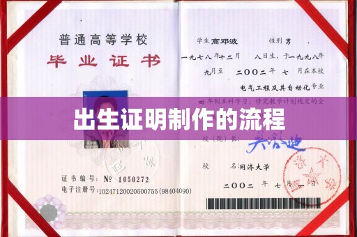 龙泉出生证明制作的流程